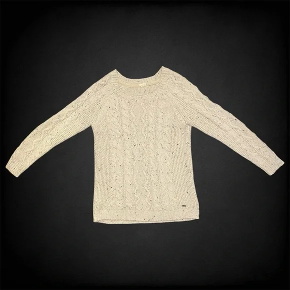 Garage Cream Cable Knit Sweater - Picture 3 of 9
